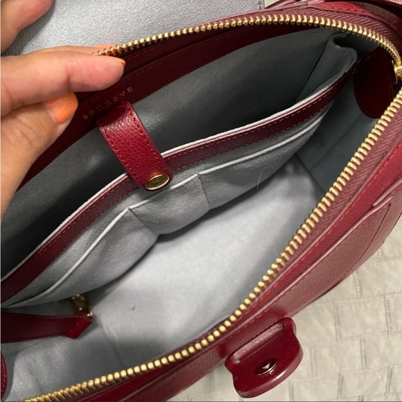 Senreve mini maestra bag in red / merlot - Picture 4 of 10